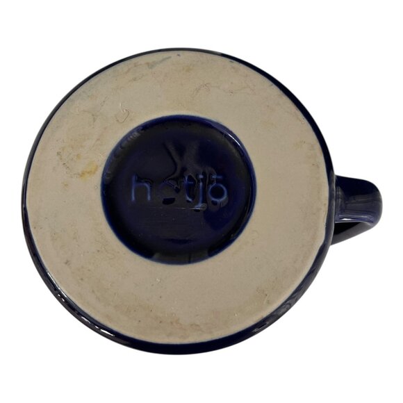 Eddie Bauer 1990s Cobalt Blue Coffee Mug by HotJo – Made in Thailand – Retro Cer - Picture 5 of 6